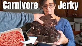 Easy and Affordable GROUND BEEF JERKY for The Carnivore Diet [upl. by Jeramie427]