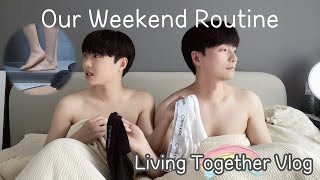 Our Weekend Routine❄️🍧Showering amp Living Together Vlog🛁Sexy Naughty Boys  January 2024 Gay BL [upl. by Nosmirc186]