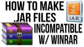 How To Make jar Files Incompatible With WinRAR [upl. by Ynnoj]