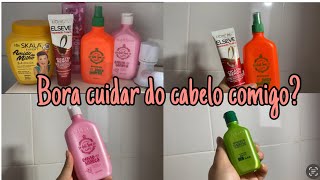 Hair care  vem cuidar do cabelão comigo Etapa Hidratação 💖 [upl. by Tini]