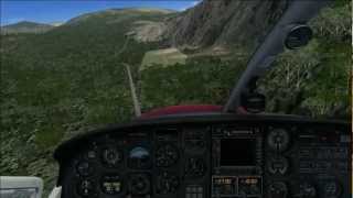 C337 landing at Futaleufu FSX [upl. by Otinauj930]