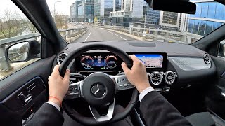 2022 Mercedes Benz EQA 250 EV 190HP  POV Test Drive  Lithuania car of the Year 2022 participant [upl. by Monteith]