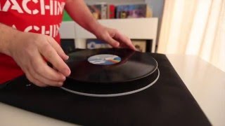 Reparación de ondulaciones en un disco de vinilo [upl. by Naellij]