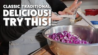 Delicious and SUPER EASY Israeli Red Cabbage Salad [upl. by Sotnas]