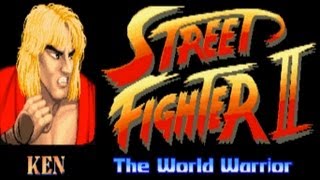 Game Over  Continueretry  Street Fighter II  Arcade version [upl. by Narual]