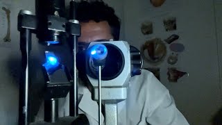 ASMR Optometrist Glaucoma Exam following your recent Cranial Nerve Exam ROLE PLAY [upl. by Akenna794]