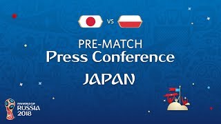 FIFA World Cup™ 2018 JPN vs POL  Japan  PreMatch Press Conference [upl. by Sebbie]