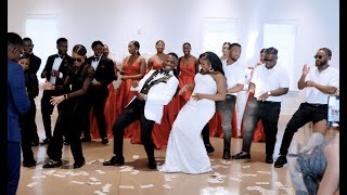 Epic Congolese x Guinean Wedding Entrance Dance  Mwana Nzambe [upl. by Martinelli]