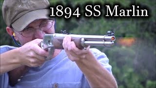 1894SS Marlin 44 Mag Stainless Steel Lever Action Shooting [upl. by Jasen]