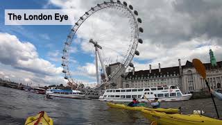 Sightseeing London by kayak [upl. by Cleopatra]