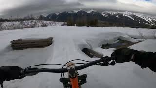 Rocky Mountain Blizzard 20 Downhill Fat Biking [upl. by Anelad]