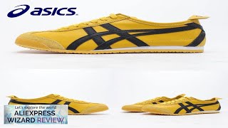 Classic Original Asics Onitsuka Tiger MEXICO 66 with shoelace Shoes Cushion Asics Review [upl. by Alhak]