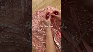 Transforming Embellished Fabric into a Stunning Dress StepbyStep Guide [upl. by Kamal]