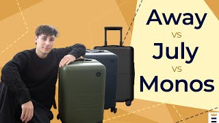 Monos vs July vs Away Luggage We Put These Brands to the Test [upl. by Saks200]