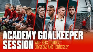 Academy Goalkeeping Session 🧤  ft Sels Turner Vlachodimos amp Hennessey [upl. by Cykana]