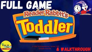 Reader Rabbit Toddler Full Game Walkthrough [upl. by Aisatsanna]