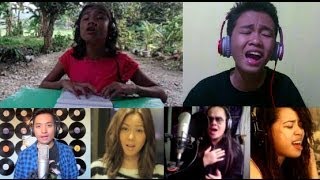 Filipino YouTube Stars United quotThe Prayerquot  for disaster victims of the Philippines [upl. by Yenffit]