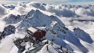 Switzerland  4 Vallées amp Saas Fee 2024 4k UHD [upl. by Eilarol]