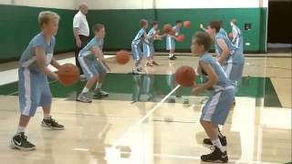 Passing Drill for Youth Basketball Baker Drills Review by George Karl [upl. by Ardell]