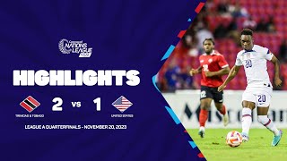 Highlights  Trinidad amp Tobago vs United States  202324 Concacaf Nations League [upl. by Noxaj81]