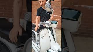 Lambretta Li Silver Special Electric Conversion [upl. by Adanar728]