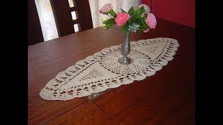 Como Tejer Carpeta Ovalada o Centro de Mesa a crochet paso a paso Parte 33 [upl. by Farron]