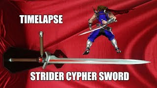 CAPCOM Strider Hiryus Cypher sword timelapse [upl. by Aihsram]