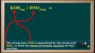 WCLN  Formula Complete Ionic and Net Ionic Neutralization Equations  Chemistry [upl. by Arraeic]