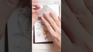 ASMR collage  postcard  古裝拼貼明信片 手帳拼貼  緋緋FiFi 紙膠帶 asmr 拼貼 asmrjournal journalwithme [upl. by Katherin]