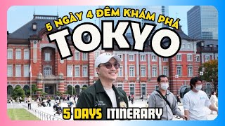 🇯🇵Du Lịch Nhật Bản l Tất tần tật 5 ngày ở Tokyo Đi đâu Ăn gì Ở đâu  5 DAYS ITINERARY IN TOKYO [upl. by Murry]