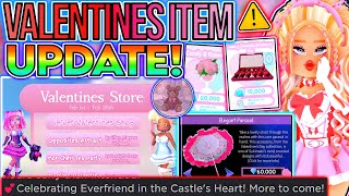 VALENTINES DAY UPDATE OUT NOW SETS  ACCESSORIES CAME BACK amp NEW FURNITURE ROBLOX Royale High [upl. by Jangro]