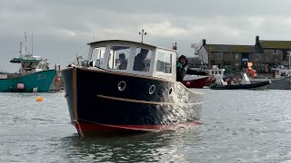 The exciting launch of a new student built boat at the Lyme Regis Boatbuilding Academy [upl. by Marcela]