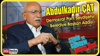 Şehir ve Gündem Seçim Özel Programının konuğu  Seydişehir Belediye Başkan Adayı Abdulkadir Çat [upl. by Eelesor96]