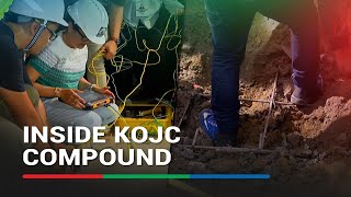 Newly cemented holes found inside KOJC compound excavation underway  ABSCBN News [upl. by Lurline570]