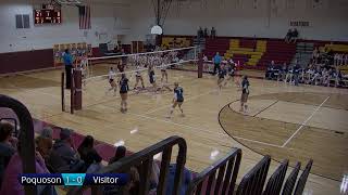 Poquoson Volleyball vs LHS [upl. by Caves19]