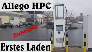 Neue Allego HPC Ladestationen  Test mit dem Hyundai Ioniq Electric in Eichenzell [upl. by Nnairac]