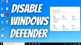 Best Way To Turn Off or Disable Windows Defender in Windows 10 2021 [upl. by Ssitnerp]