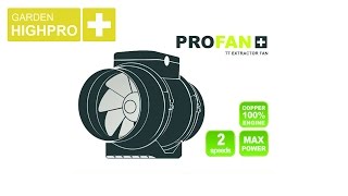 Profan TT Extractor Fan 125mm 2 Speed [upl. by Neelrac]