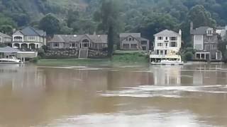 Charleston WV Historic Flooding Kanawha River Crest [upl. by Sofia]