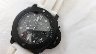 PANERAI Submersible Marina Militare Carbotech™ 47mm [upl. by Tremain]