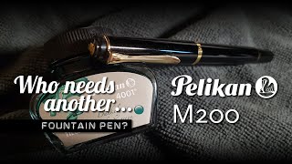 Pelikan Fountain Pen M200  Unboxing and Review [upl. by Sidoon]