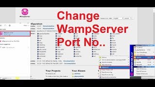 How to change Port Number of WAMP or apache  Unable to connect to Localhost MySQL phpmyadmin [upl. by Lebyram]