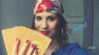 Magyar ASMR szerepjáték Puha hangú jósnő kártyát vet Fortune Teller roleplay in HUN [upl. by Anaihr]