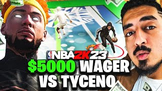 STEEZO VS TYCENO  BEST OF 7 FOR 5000 NBA 2K23 [upl. by Dachy]