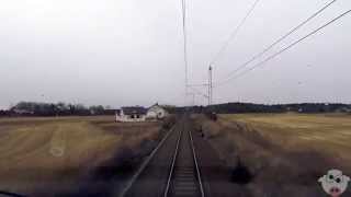 TRAIN DRIVERS VIEW Halden to Oslo [upl. by Uase337]