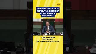 Hołownia do Morawieckiego  quotŁączy nas wiele Obaj jesteśmy na określony czas na swoich funkcjachquot [upl. by Giarg]