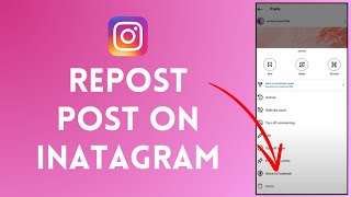 How to Repost Post on Instagram 2024 EASY  IG Post Repost [upl. by Ecerahs831]