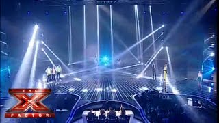 الأغنية الجماعية  العروض المباشرة الأسبوع 6  The X Factor 2013 [upl. by Ilram]