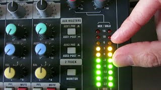 MIXER  TECHO DINÁMICO o HEADROOM  CÓMO AJUSTAR LA GANANCIA CON SEÑALES DE DIFERENTE DINÁMICA [upl. by Eteragram123]