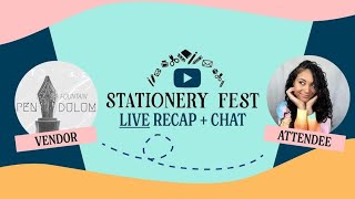 Yoseka Stationery Fest Recap  Chat amp Haul Sneak Peak  LIVE [upl. by Antoni]